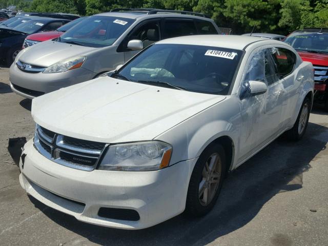 1B3BD1FB9BN524640 - 2011 DODGE AVENGER MA WHITE photo 2