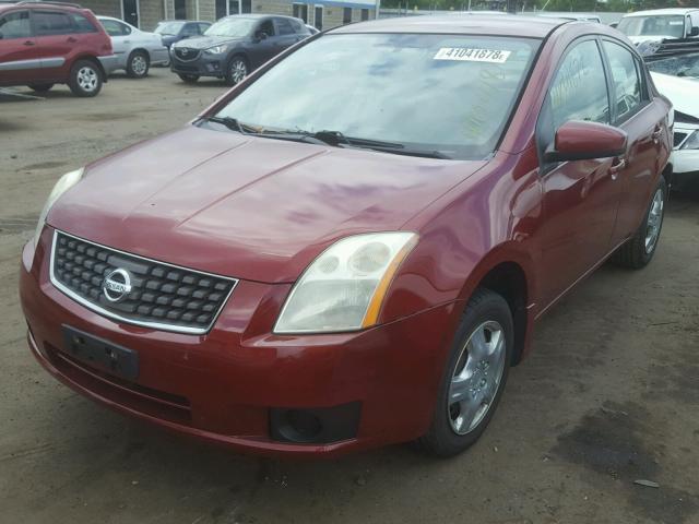 3N1AB61E97L615822 - 2007 NISSAN SENTRA 2.0 BURGUNDY photo 2