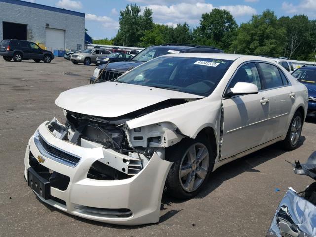 1G1ZC5E10BF215559 - 2011 CHEVROLET MALIBU 1LT WHITE photo 2
