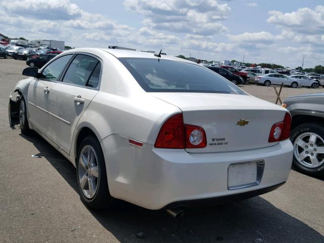 1G1ZC5E10BF215559 - 2011 CHEVROLET MALIBU 1LT WHITE photo 3