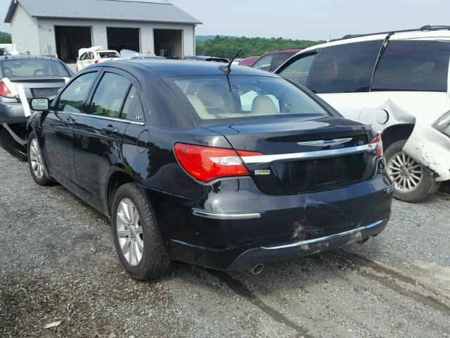 1C3CCBBGXEN105492 - 2014 CHRYSLER 200 TOURIN BLACK photo 3