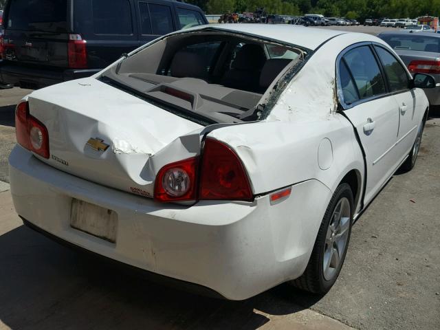 1G1ZA5E18BF329296 - 2011 CHEVROLET MALIBU LS WHITE photo 4
