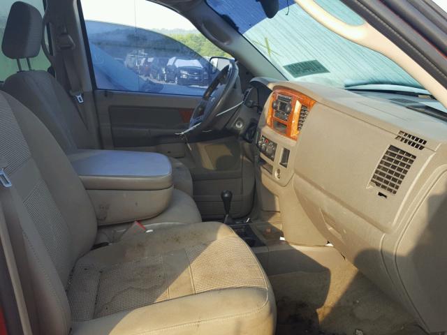 1D7KS28C76J232987 - 2006 DODGE RAM 2500 S RED photo 5