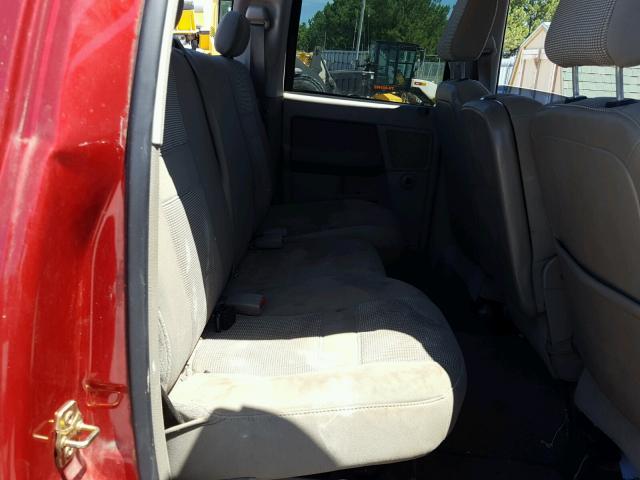 1D7KS28C76J232987 - 2006 DODGE RAM 2500 S RED photo 6