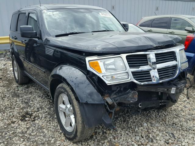 1D8GU58K47W566015 - 2007 DODGE NITRO SLT BLACK photo 1