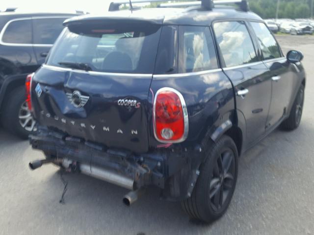 WMWZC5C58EWP35376 - 2014 MINI COOPER S C BLUE photo 4