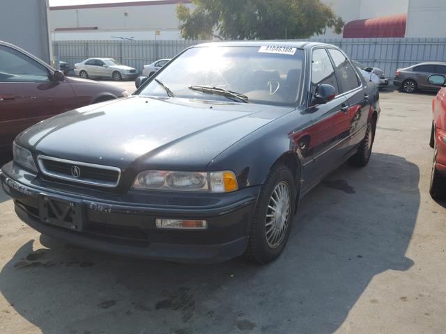 JH4KA7675MC032321 - 1991 ACURA LEGEND LS BLACK photo 2