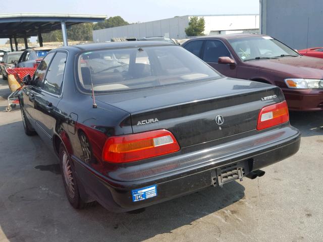 JH4KA7675MC032321 - 1991 ACURA LEGEND LS BLACK photo 3