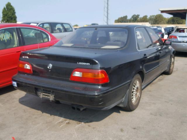 JH4KA7675MC032321 - 1991 ACURA LEGEND LS BLACK photo 4