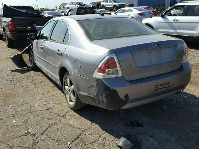 3FAHP07Z07R138026 - 2007 FORD FUSION SE SILVER photo 3