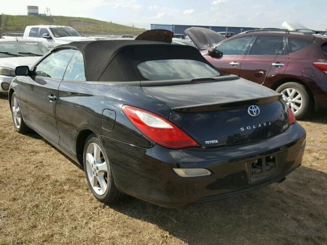 4T1FA38P28U159290 - 2008 TOYOTA CAMRY SOLA BLACK photo 3