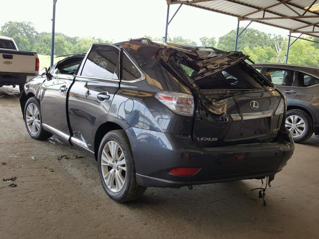 JTJBC1BA3A2023187 - 2010 LEXUS RX 450 BLACK photo 3