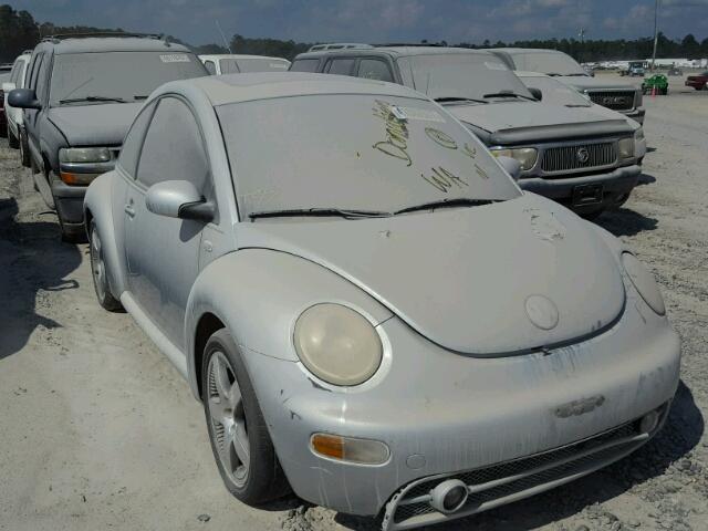 3VWED21C92M447633 - 2002 VOLKSWAGEN NEW BEETLE SILVER photo 1