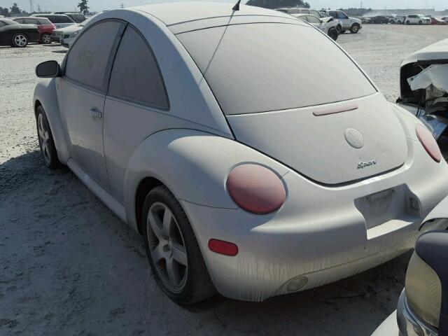 3VWED21C92M447633 - 2002 VOLKSWAGEN NEW BEETLE ვერცხლისფერი ფოტო 3