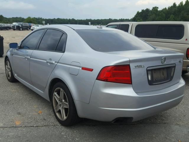 19UUA66265A062340 - 2005 ACURA TL SILVER photo 3