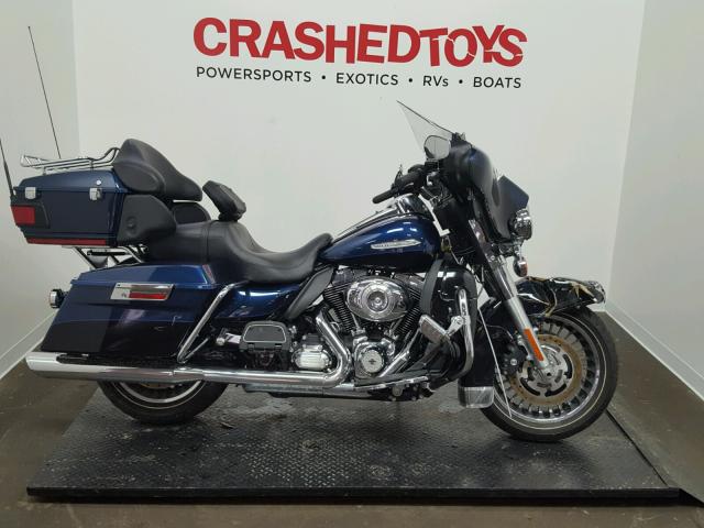 1HD1KEM14CB673654 - 2012 HARLEY-DAVIDSON FLHTK ELEC 蓝色 照片 1