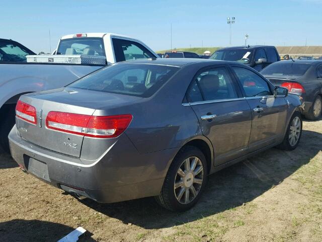 3LNHL2GC5AR750433 - 2010 LINCOLN MKZ GRAY photo 4