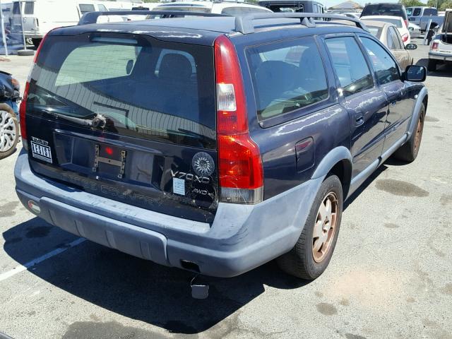 YV1SZ58D611002599 - 2001 VOLVO V70 XC BLUE photo 4