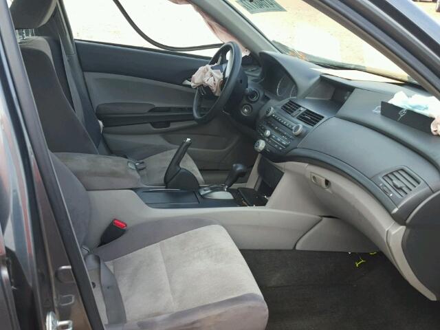 1HGCP26348A040269 - 2008 HONDA ACCORD GRAY photo 5