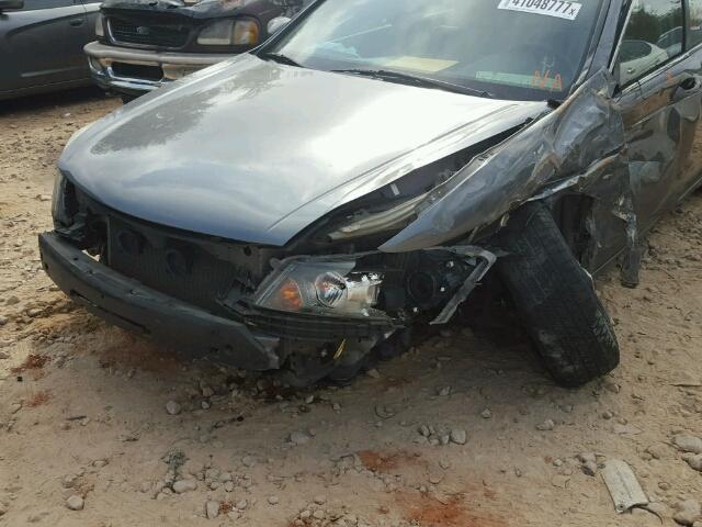 1HGCP26348A040269 - 2008 HONDA ACCORD GRAY photo 9