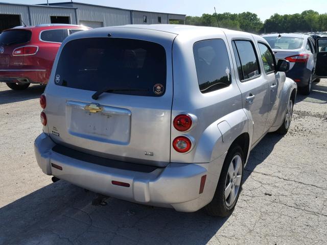 3GNDA13D07S529350 - 2007 CHEVROLET HHR LS ვერცხლისფერი ფოტო 4