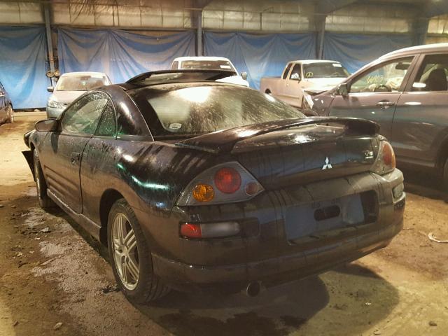 4A3AC84H94E109296 - 2004 MITSUBISHI ECLIPSE GT MAROON photo 3