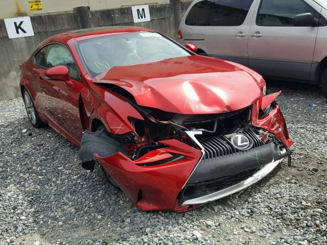 JTHHE5BC5F5002264 - 2015 LEXUS RC 350 RED photo 1