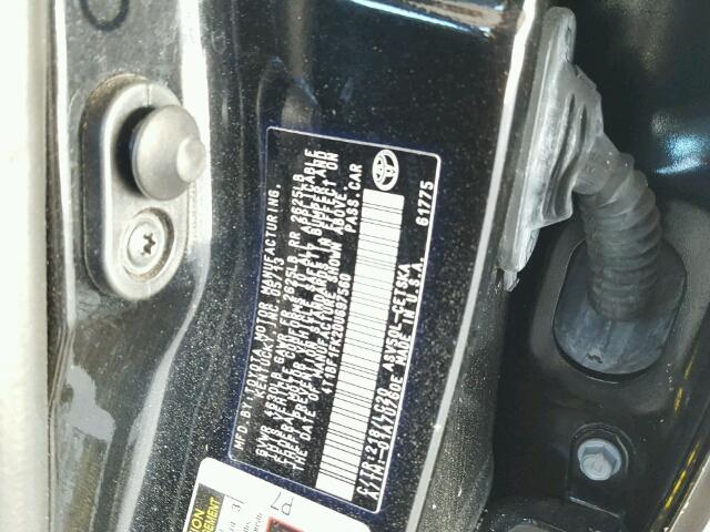 4T1BF1FK2DU697560 - 2013 TOYOTA CAMRY L 黑色 照片 10