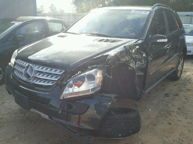 4JGBB86E18A402549 - 2008 MERCEDES-BENZ ML 350 BLACK photo 2