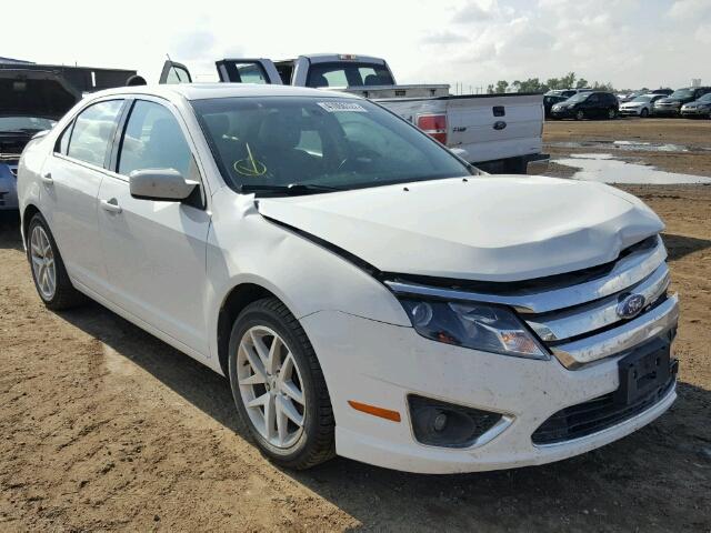 3FAHP0JGXCR259485 - 2012 FORD FUSION SEL WHITE photo 1