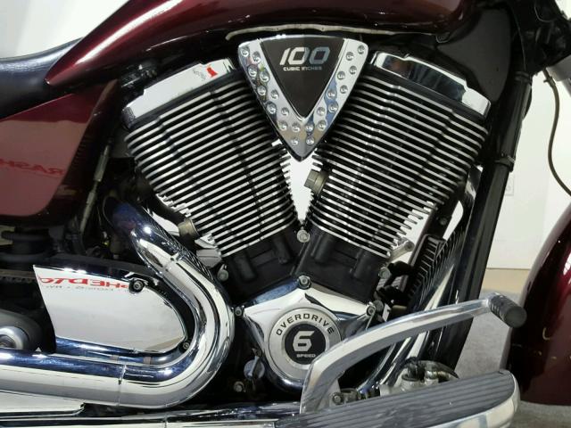 5VPCB26D583000486 - 2008 VICTORY MOTORCYCLES KINGPIN BURGUNDY photo 11