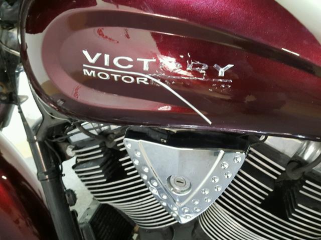 5VPCB26D583000486 - 2008 VICTORY MOTORCYCLES KINGPIN BURGUNDY photo 15