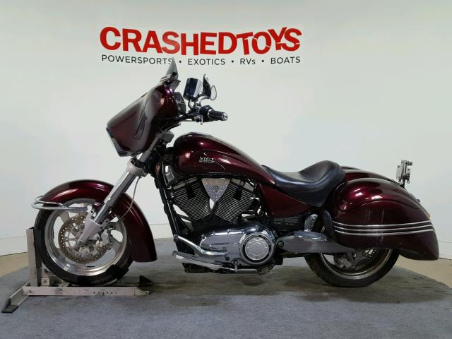 5VPCB26D583000486 - 2008 VICTORY MOTORCYCLES KINGPIN BURGUNDY photo 5