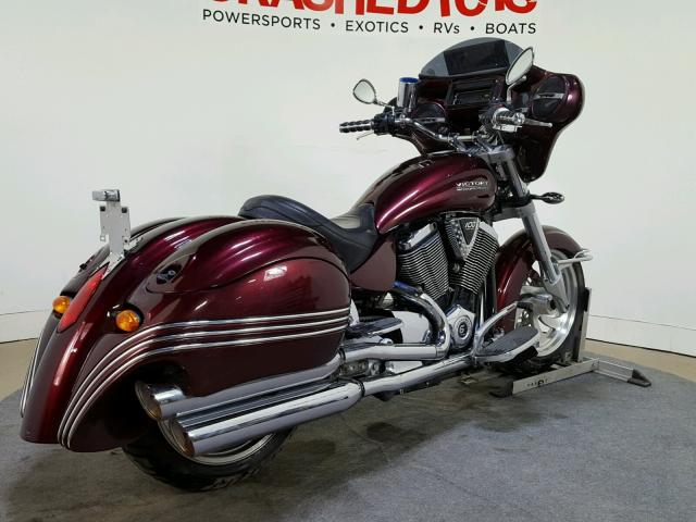 5VPCB26D583000486 - 2008 VICTORY MOTORCYCLES KINGPIN BURGUNDY photo 8