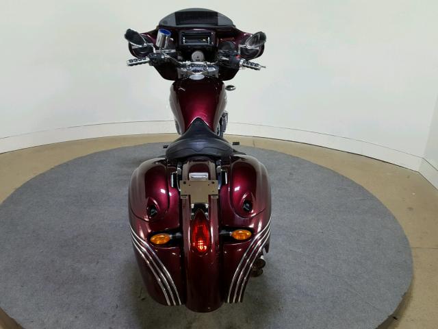 5VPCB26D583000486 - 2008 VICTORY MOTORCYCLES KINGPIN BURGUNDY photo 9