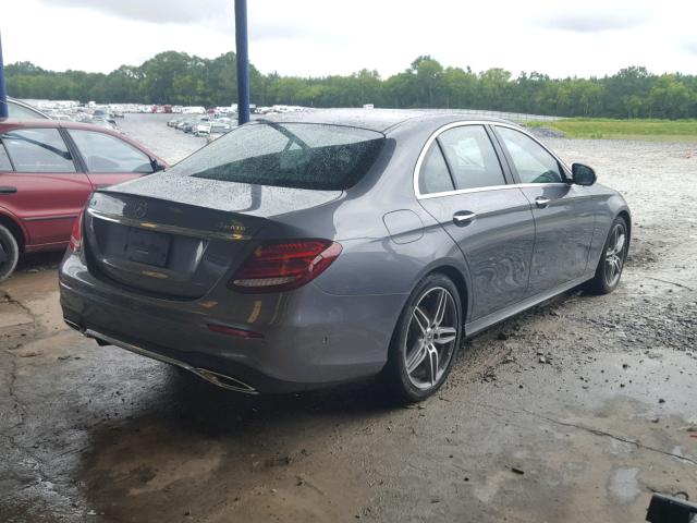 WDDZF4KB2JA338139 - 2018 MERCEDES-BENZ E 300 4MAT GRAY photo 4