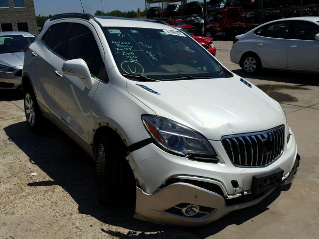 KL4CJHSB7EB553421 - 2014 BUICK ENCORE PRE WHITE photo 1