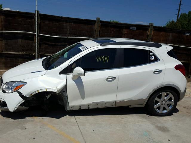 KL4CJHSB7EB553421 - 2014 BUICK ENCORE PRE WHITE photo 9