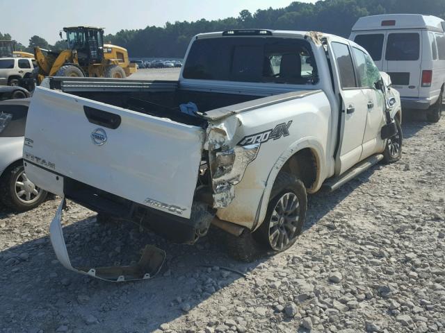 1N6AA1E52HN500619 - 2017 NISSAN TITAN SV WHITE photo 4