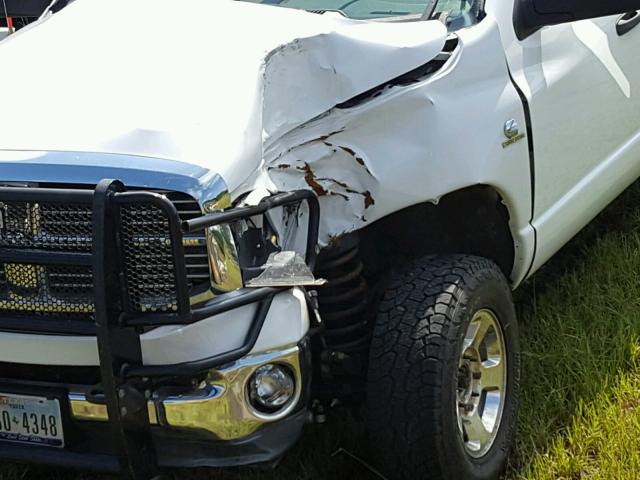 3D7KS28A58G116335 - 2008 DODGE RAM 2500 S Սպիտակ լուսանկար 7