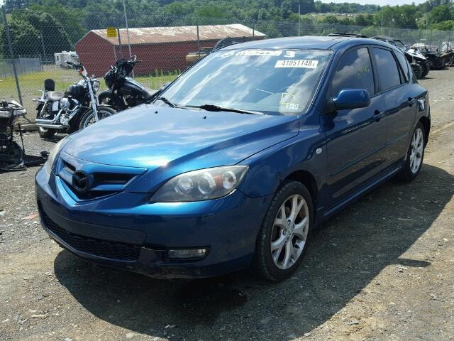 JM1BK343471600534 - 2007 MAZDA 3 HATCHBAC BLUE photo 2