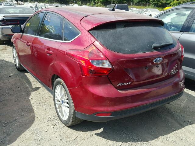 1FADP3N28EL107754 - 2014 FORD FOCUS TITA RED photo 3