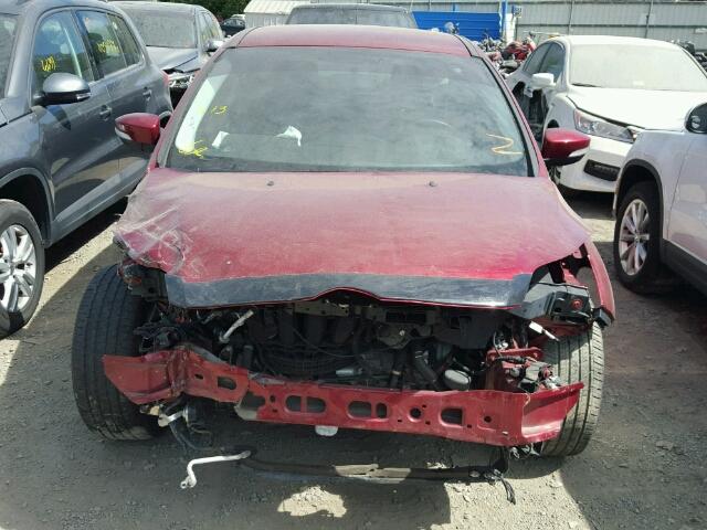 1FADP3N28EL107754 - 2014 FORD FOCUS TITA RED photo 9