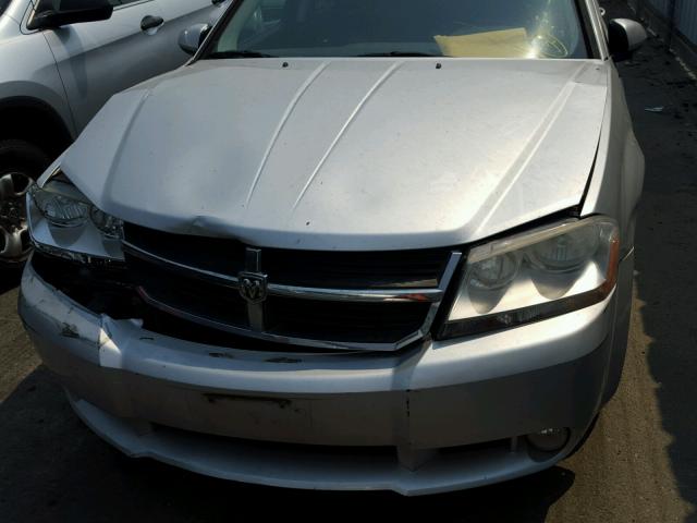 1B3CC5FB1AN149176 - 2010 DODGE AVENGER R/ SILVER photo 7