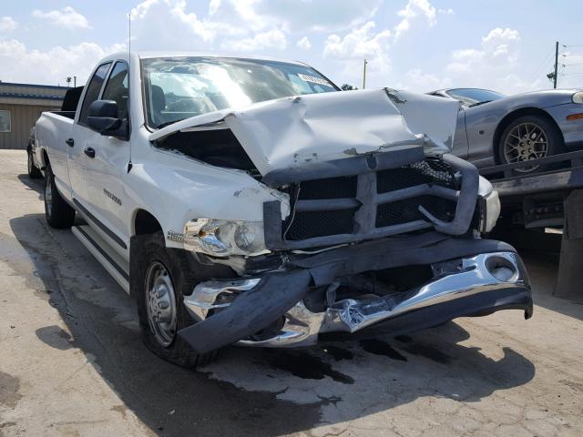 3D7KA28D44G170281 - 2004 DODGE RAM 2500 S WHITE photo 1