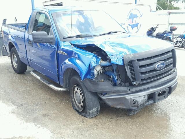 1FTMF1CWXAFD84521 - 2010 FORD F150 BLUE photo 1