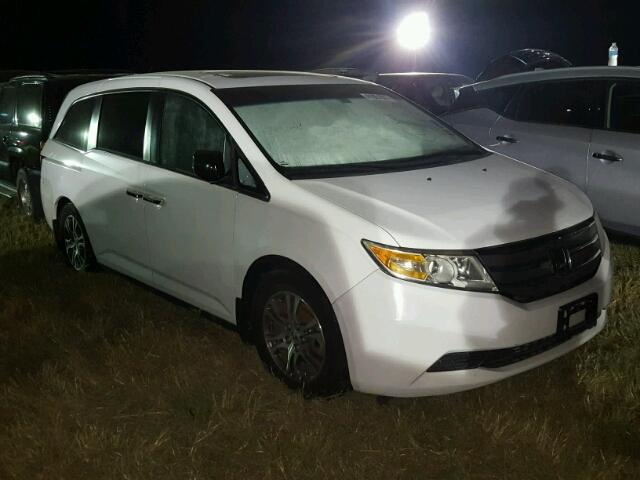5FNRL5H65BB080999 - 2011 HONDA ODYSSEY EX WHITE photo 1