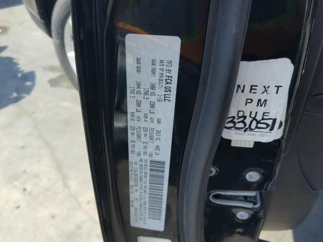 1C4NJCBA7GD681559 - 2016 JEEP COMPASS SP BLACK photo 10