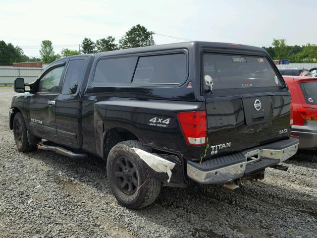 1N6AA06B15N514439 - 2005 NISSAN TITAN XE BLUE photo 3