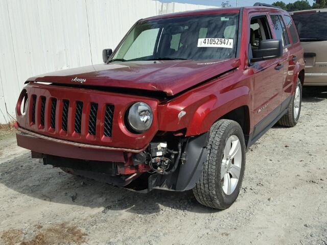 1C4NJPBB2GD681968 - 2016 JEEP PATRIOT SP BURGUNDY photo 2